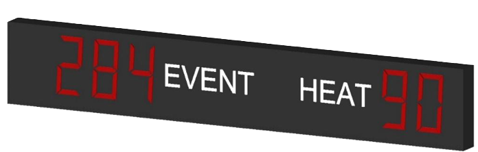 Event-Heat Scoreboard SKL-SEH-1L