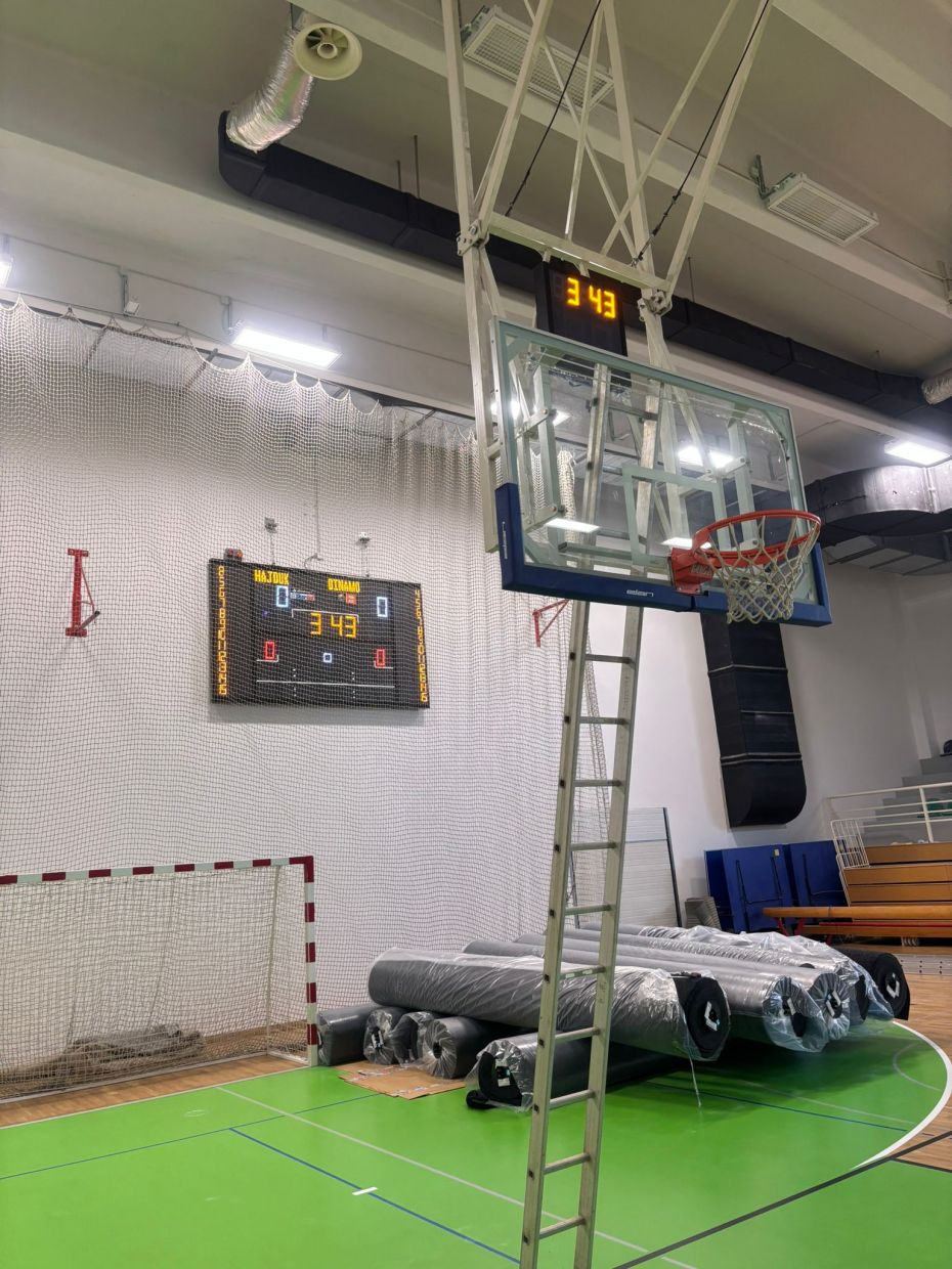 Installation of FIBA Level 2 Certified Wireless Scoreboard in Mursko Središće Completed