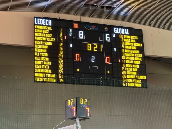 Yerivan Mika Arena’da FIBA Level 1 SBS7500E Skorbord Kurulumu