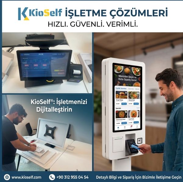Digitize Your Restaurant with KioSelf®: Turkey's Next-Generation Kiosk and Cashier Solution