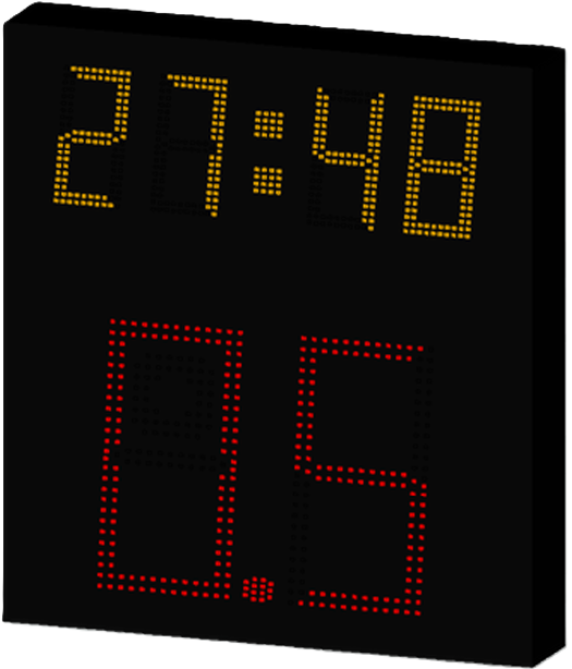 S24-14 — şut saati ekranı