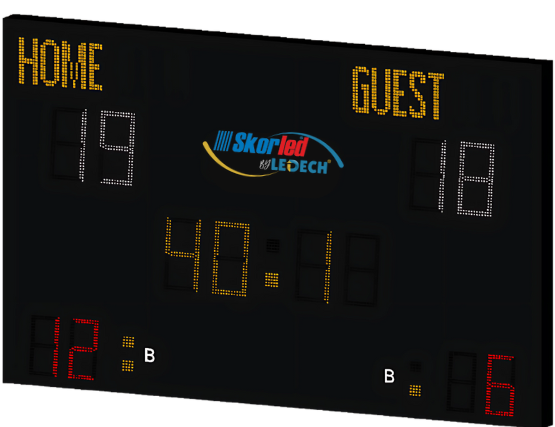 SBS2000T3 — 3x3 Kulüp Takım skorbordu